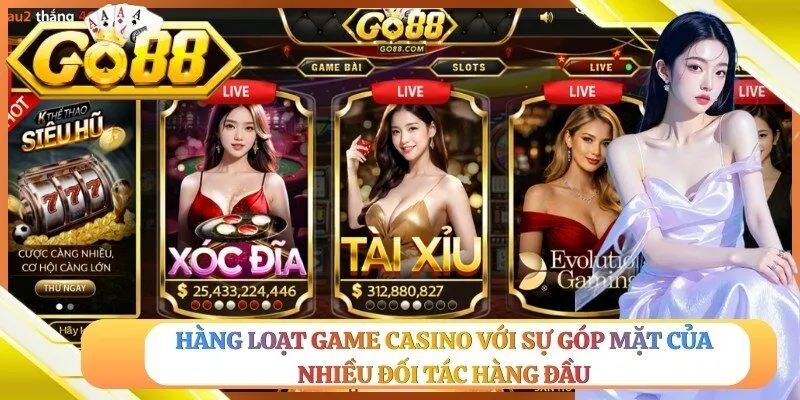 Trang chủ 6 Sunwin Hàng loạt game casino với sự góp mặt của nhiều đối tác hàng đầu