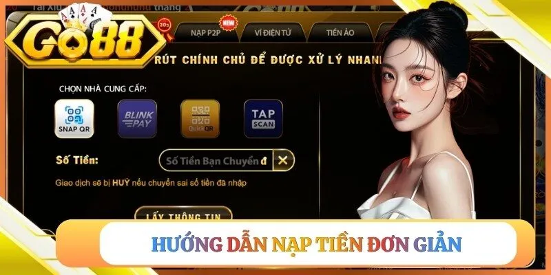 Trang chủ 8 Sunwin Hướng dẫn nạp tiền đơn giản
