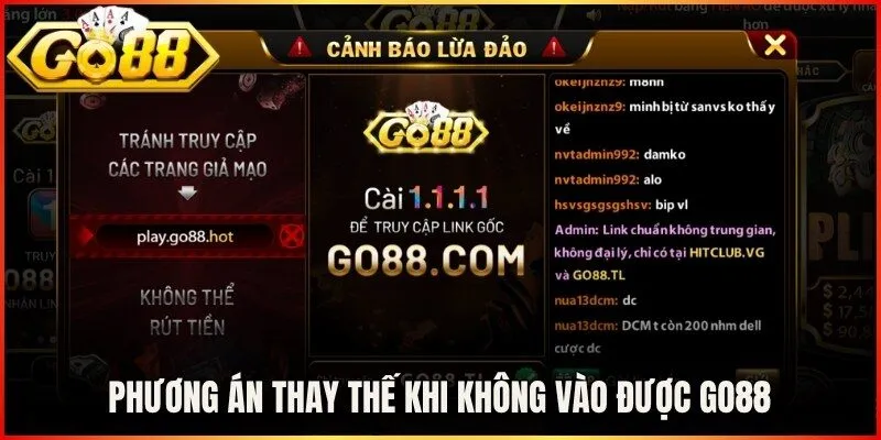 Go88 - Cổng Game Bài Đổi Thưởng Đáng Trải Nghiệm 2026 14 Sunwin Phương án thay thế khi không vào được Go88