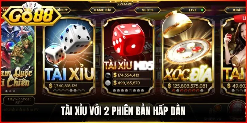 Go88 - Cổng Game Bài Đổi Thưởng Đáng Trải Nghiệm 2026 12 Sunwin Tài xỉu với 2 phiên bản hấp dẫn