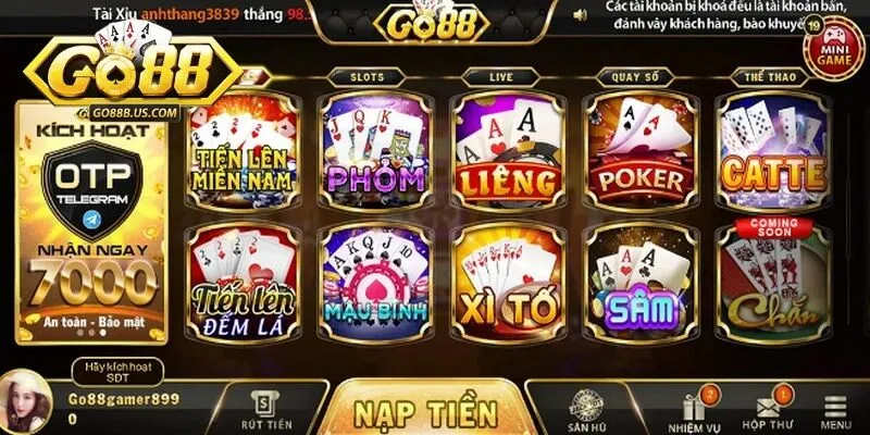 Giới thiệu Go88 2026 là sự bùng nổ của cổng game có bề dày lịch sử và uy tín