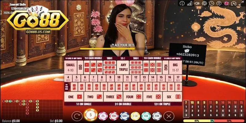 Sicbo là trò chơi dân gian được hiện đại hóa tại Go88, hội tụ rất nhiều cao thủ