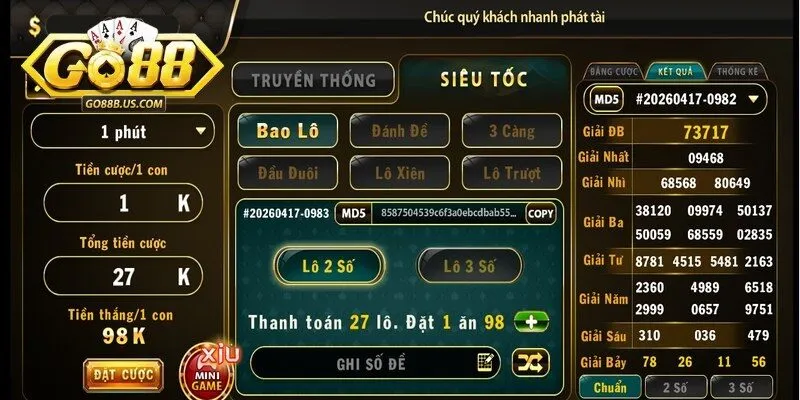 Quy trình tham gia lô đề Go88 nhanh chóng, dễ dàng