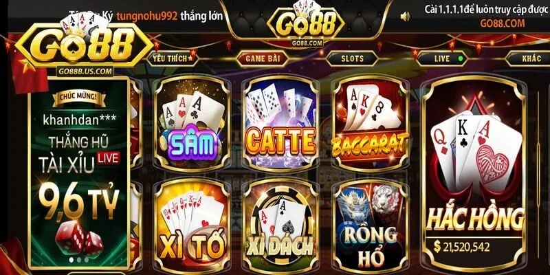 Lý do đặc biệt khiến sảnh Game Bài thu hút đông đảo bet thủ